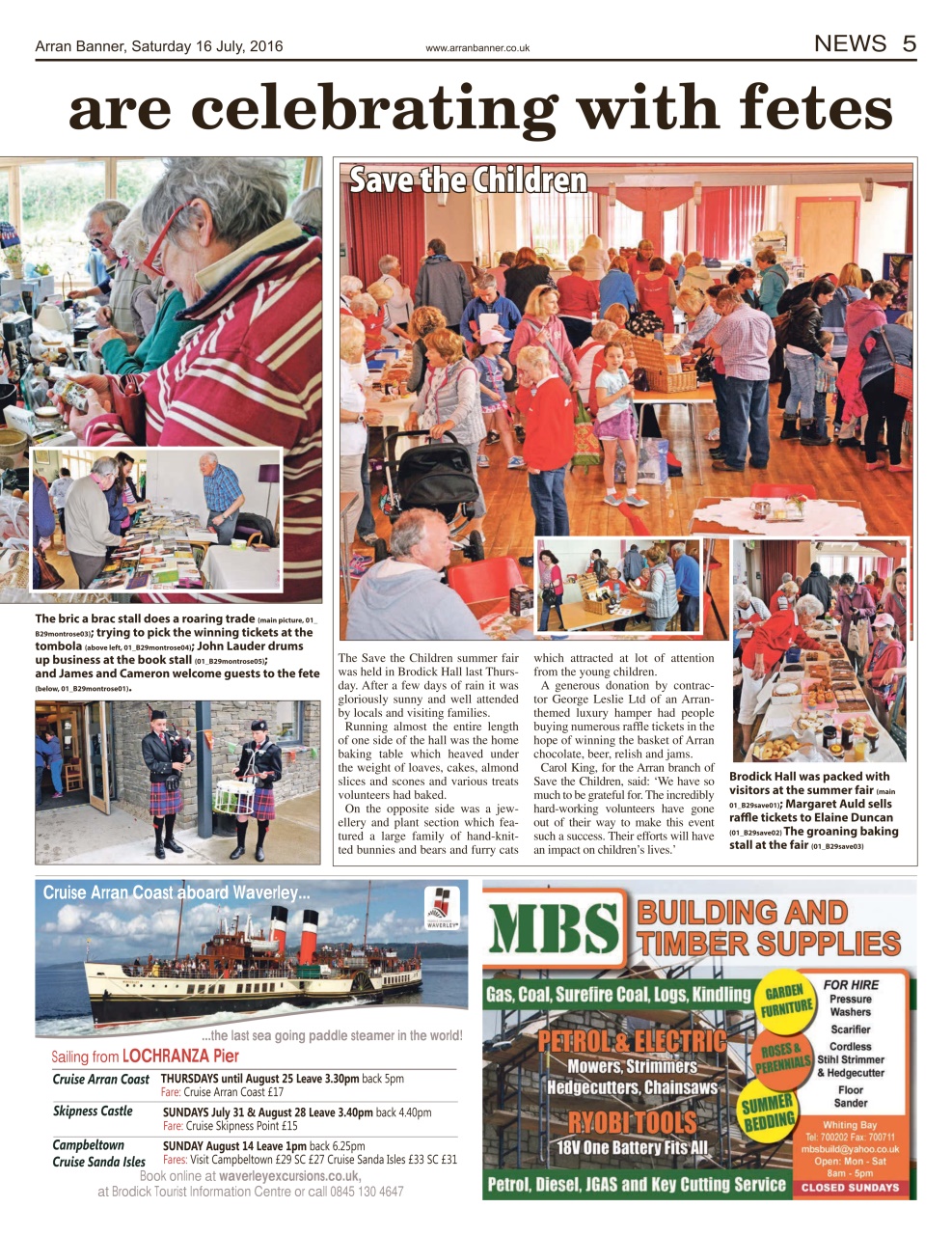 Arran Banner Preview Pages