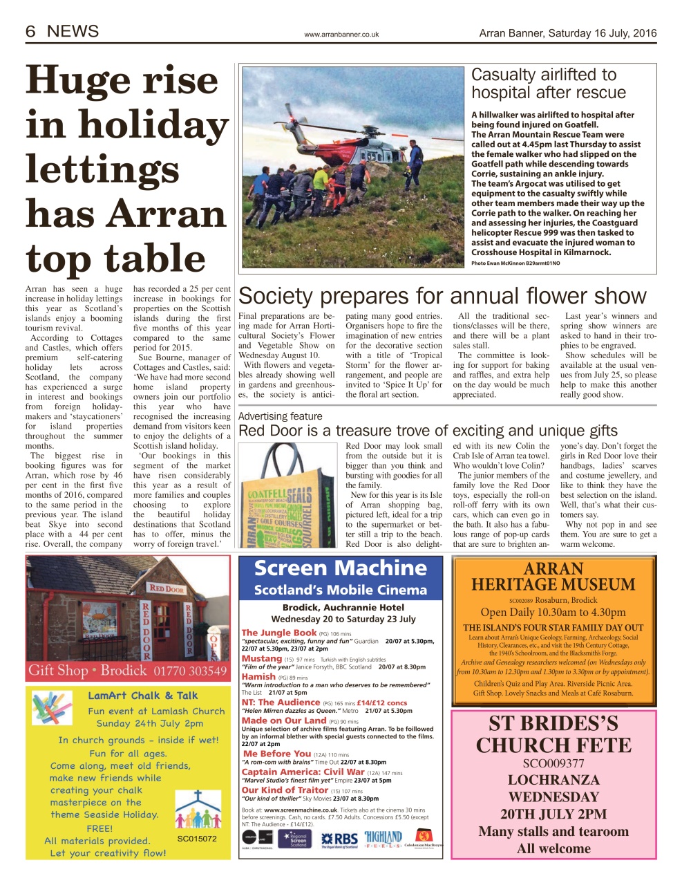 Arran Banner Preview Pages