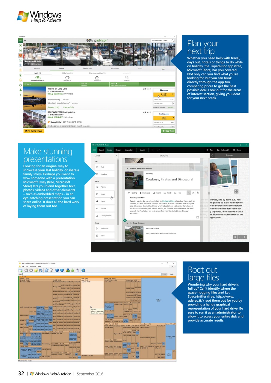 Windows Help & Advice Preview Pages