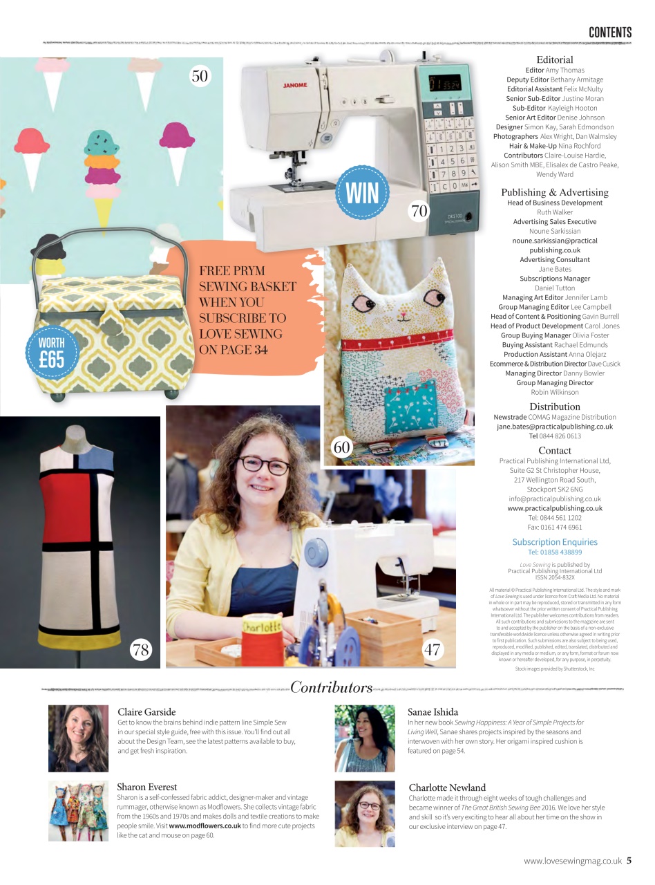 Love Sewing Preview Pages