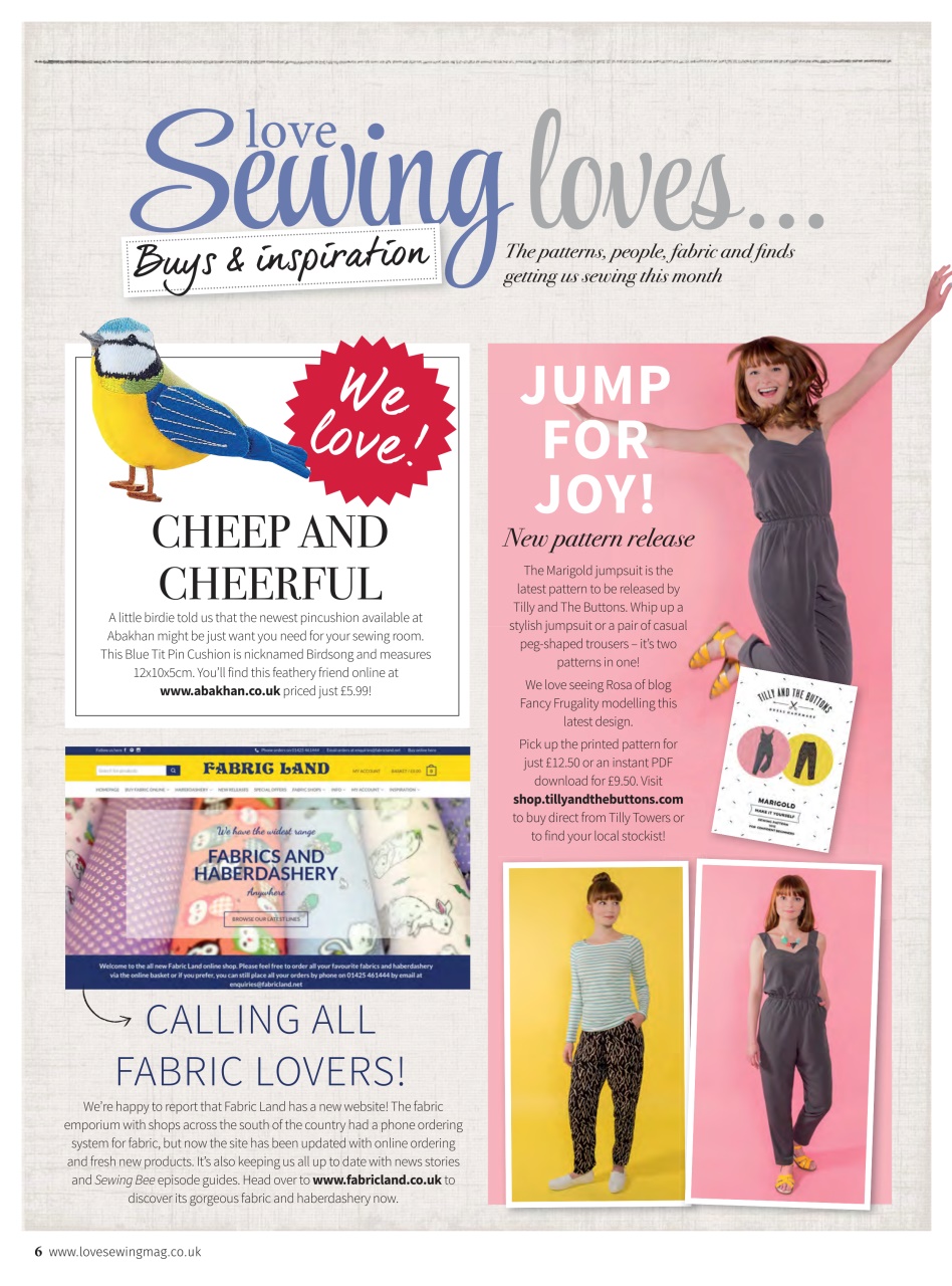 Love Sewing Preview Pages