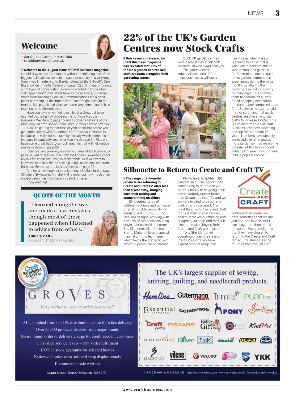 Craft Business Preview Pages