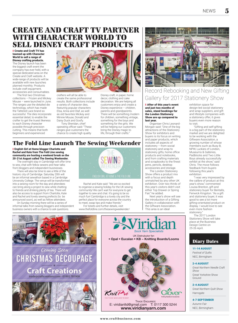 Craft Business Preview Pages