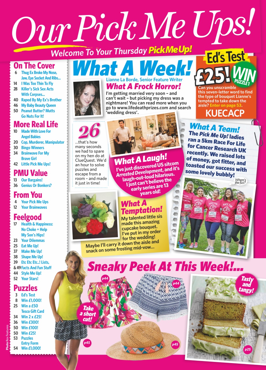 Pick Me Up Preview Pages