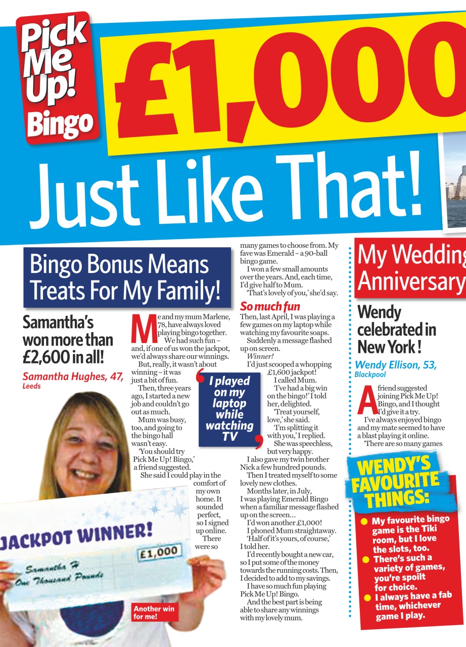 Pick Me Up Preview Pages