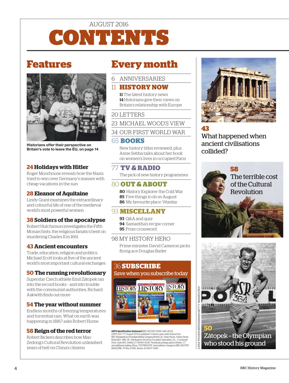 History Extra Magazine Preview Pages