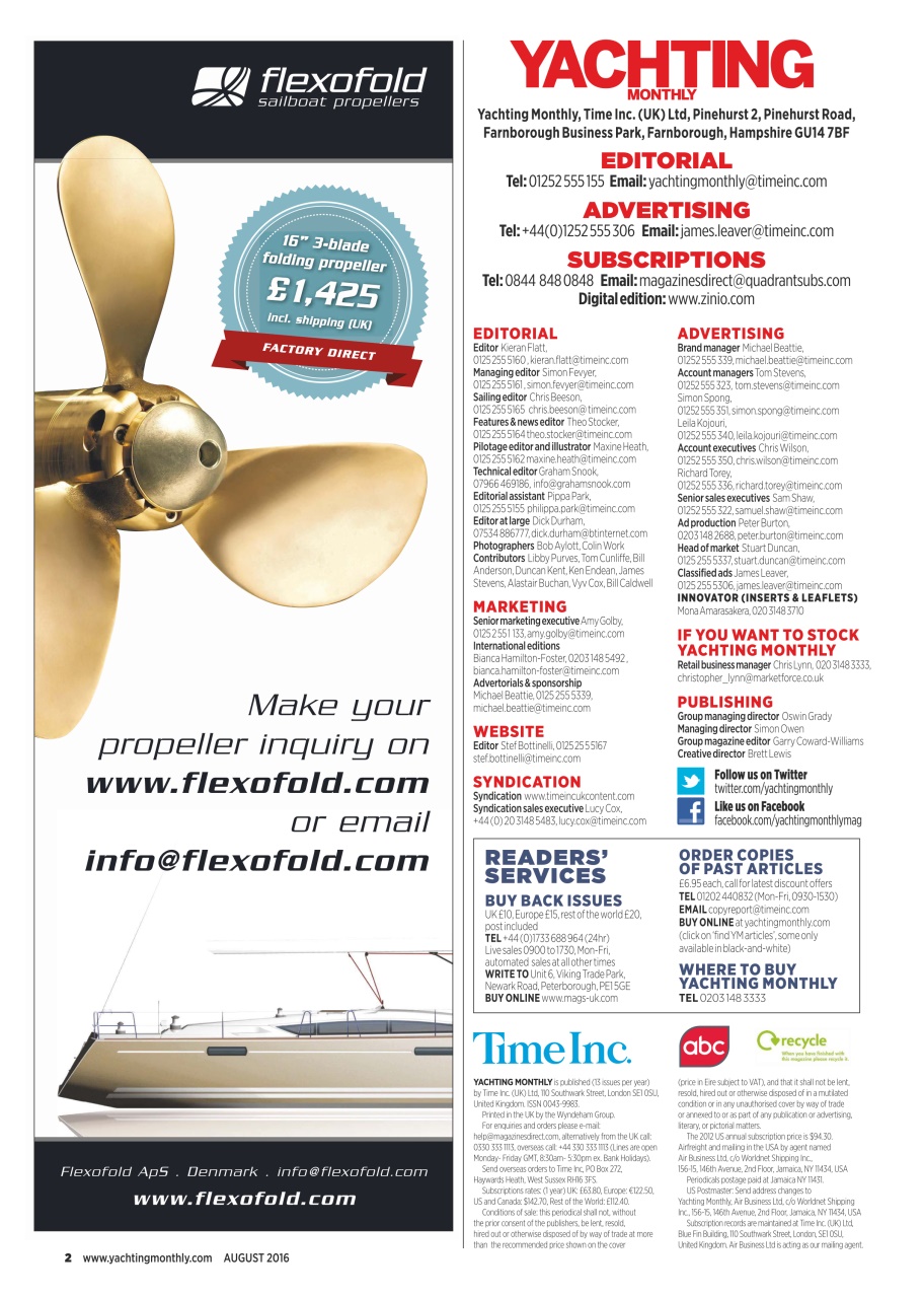 Yachting Monthly Preview Pages