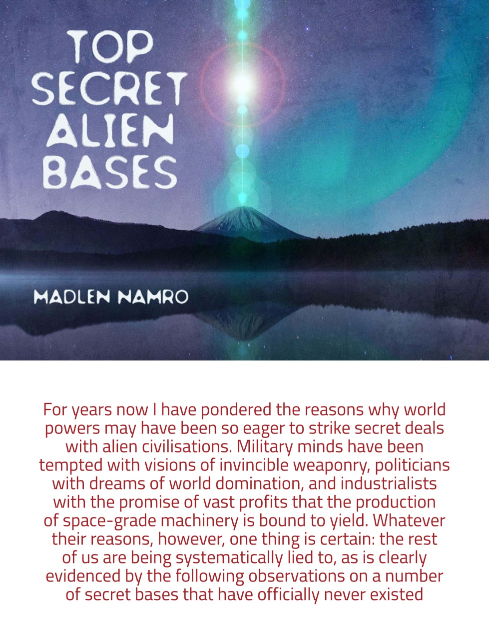 The Heretic Magazine Preview Pages