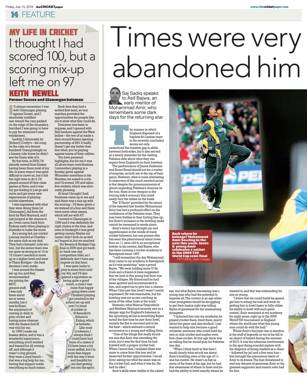 The Cricket Paper Preview Pages