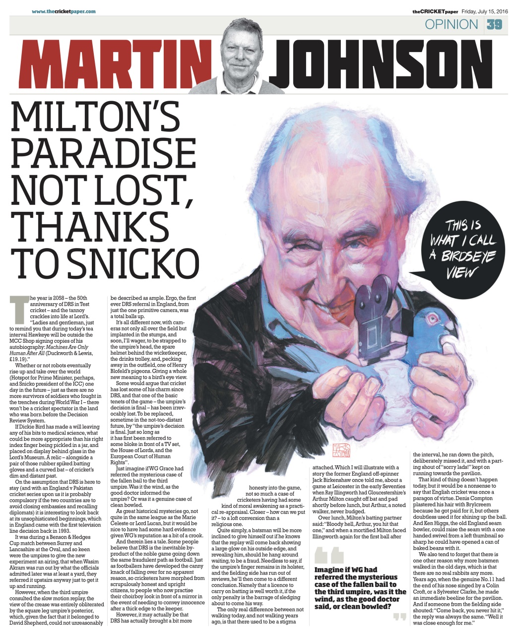 The Cricket Paper Preview Pages