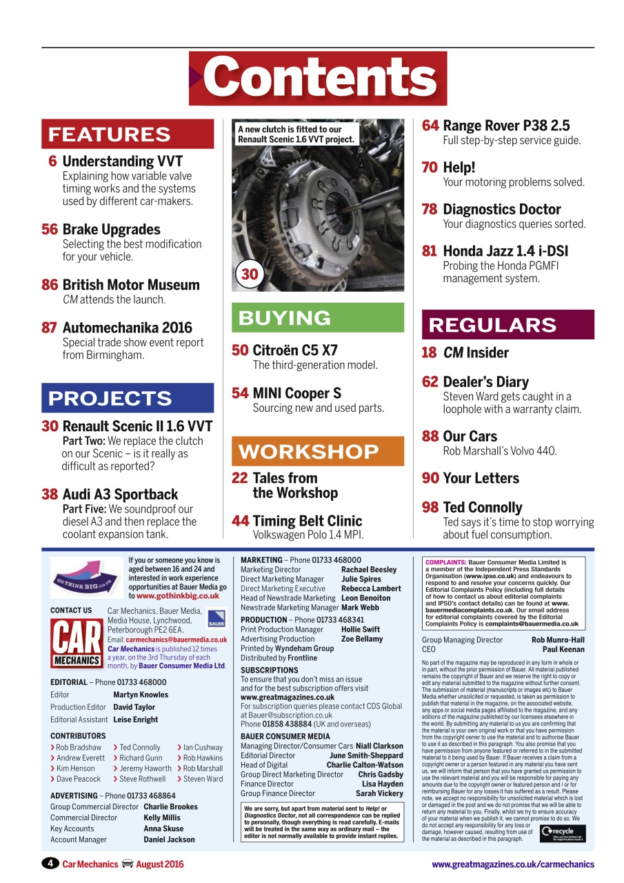 Car Mechanics Preview Pages