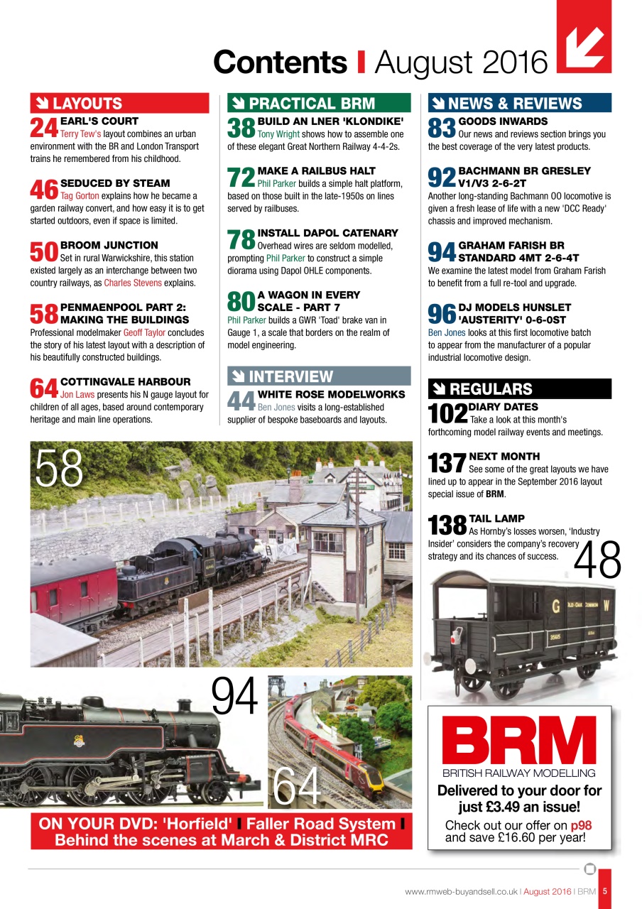 British Railway Modelling (BRM) Preview Pages