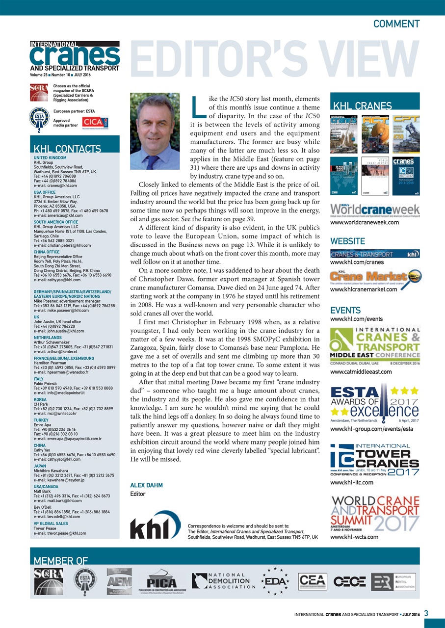 Int. Cranes and Specialized Transp Preview Pages