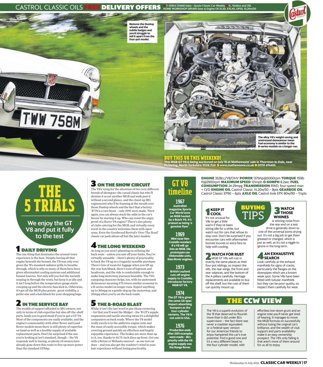 Classic Car Weekly Preview Pages
