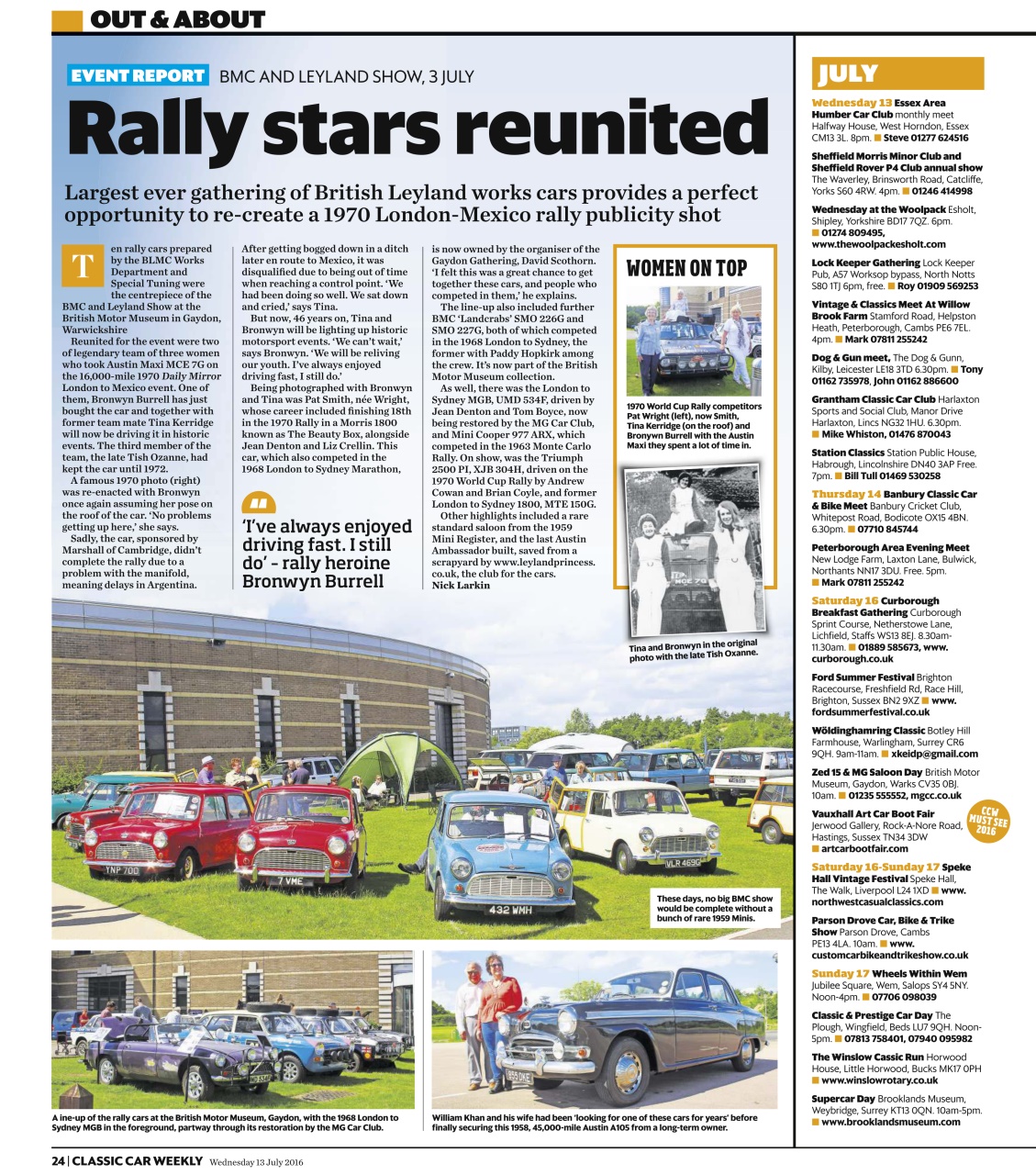 Classic Car Weekly Preview Pages
