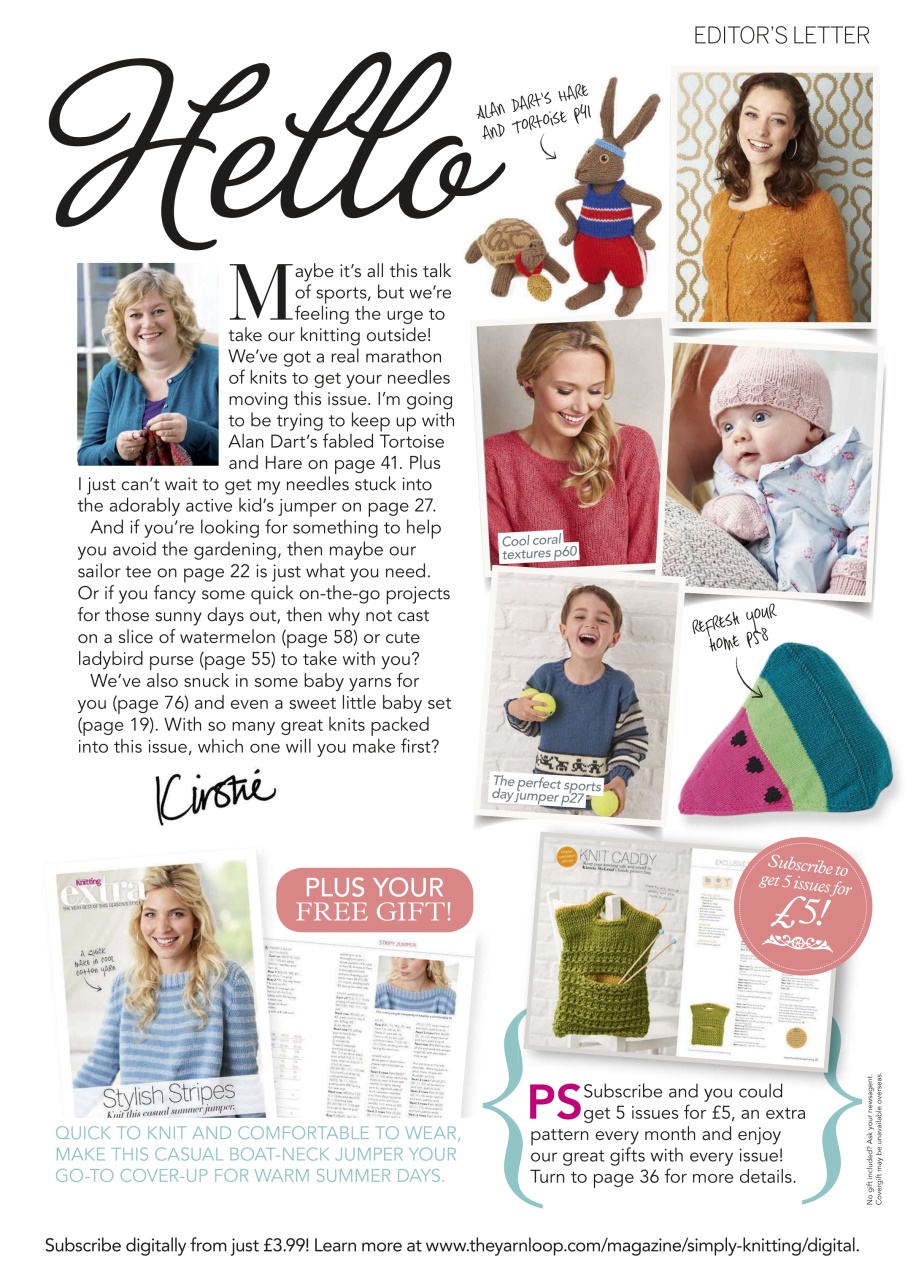 Simply Knitting Preview Pages