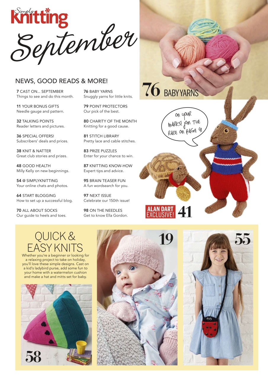 Simply Knitting Preview Pages