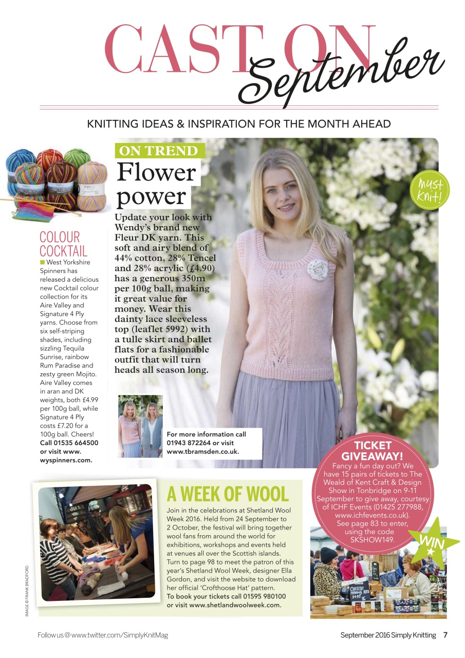 Simply Knitting Preview Pages