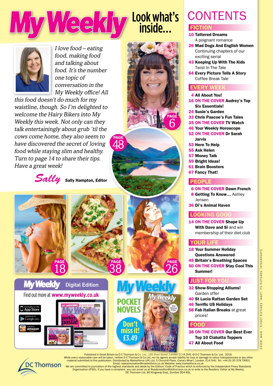 My Weekly Preview Pages