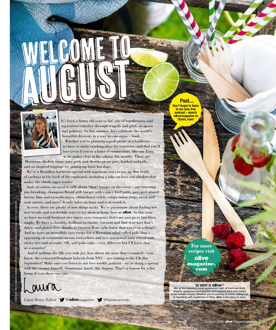 Olive Magazine Preview Pages