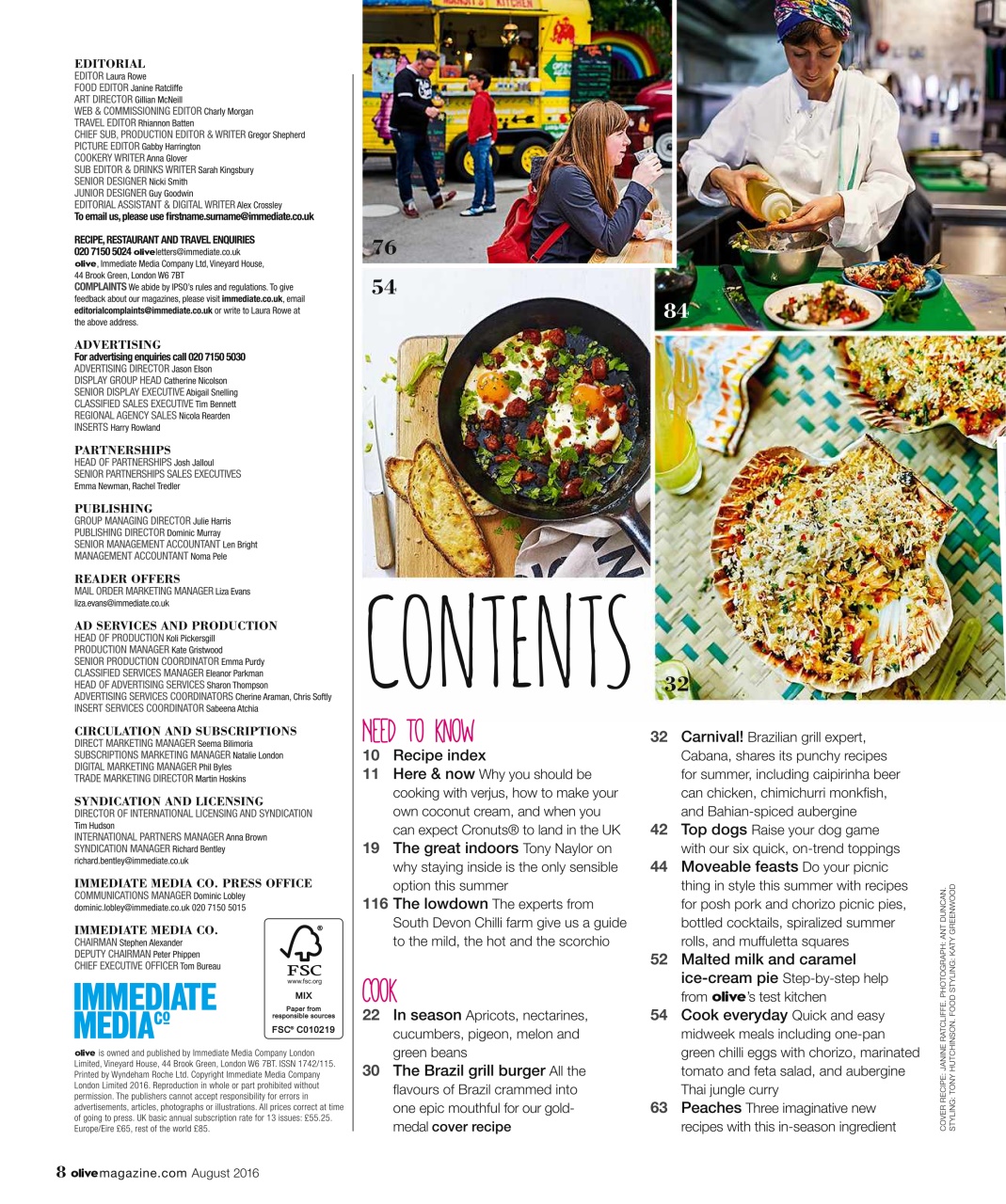 Olive Magazine Preview Pages