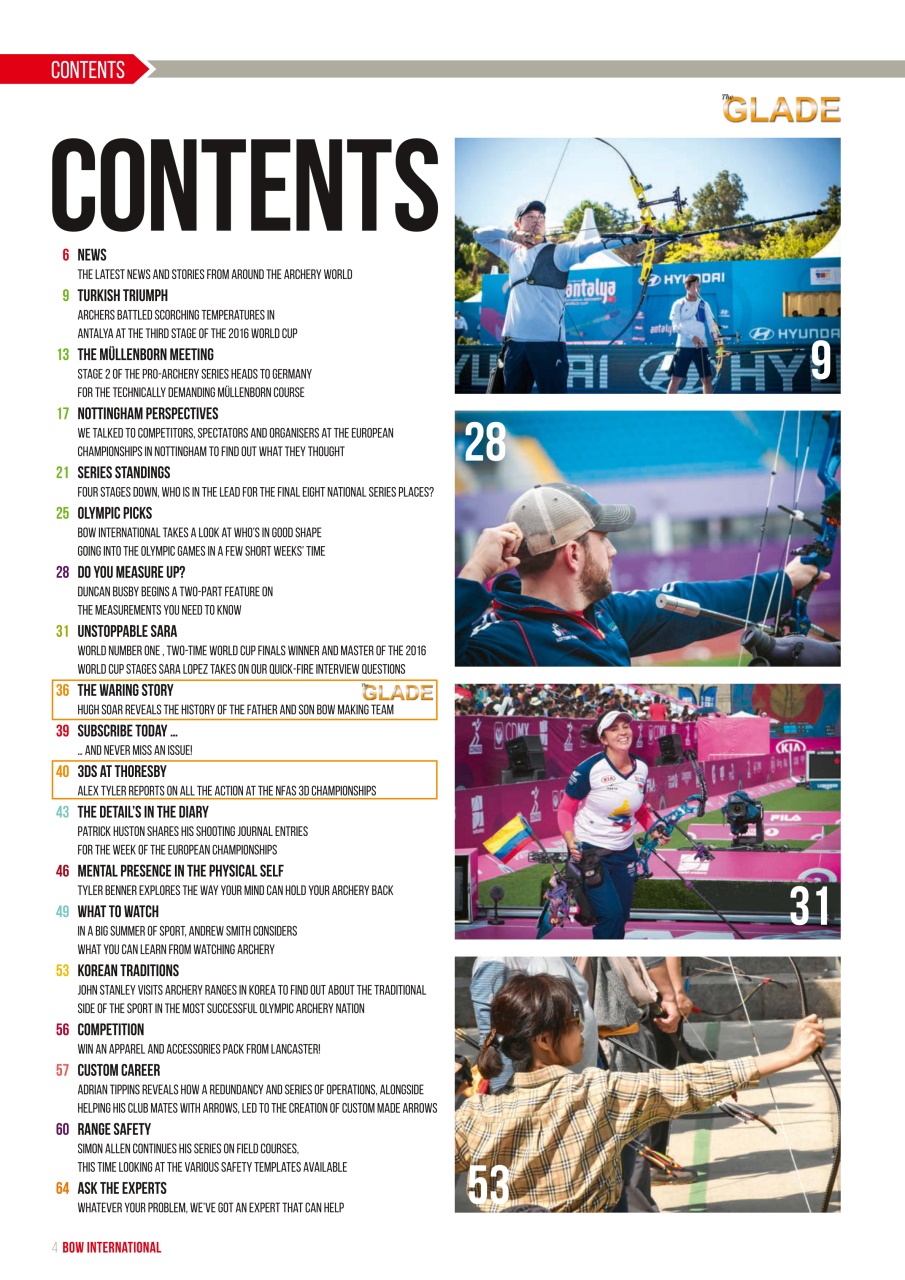 Bow International Preview Pages