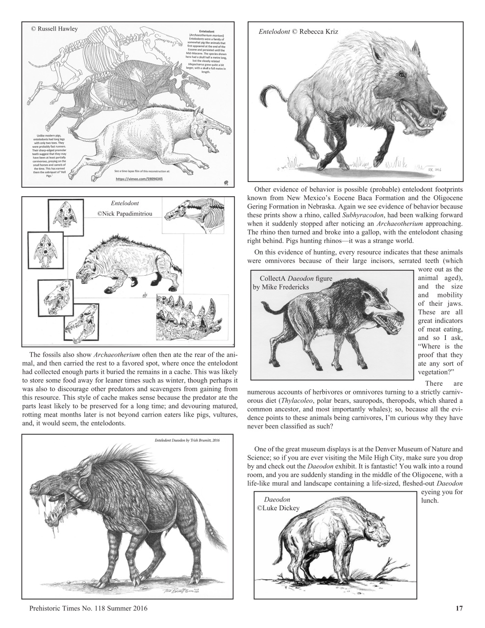 Prehistoric Times Preview Pages