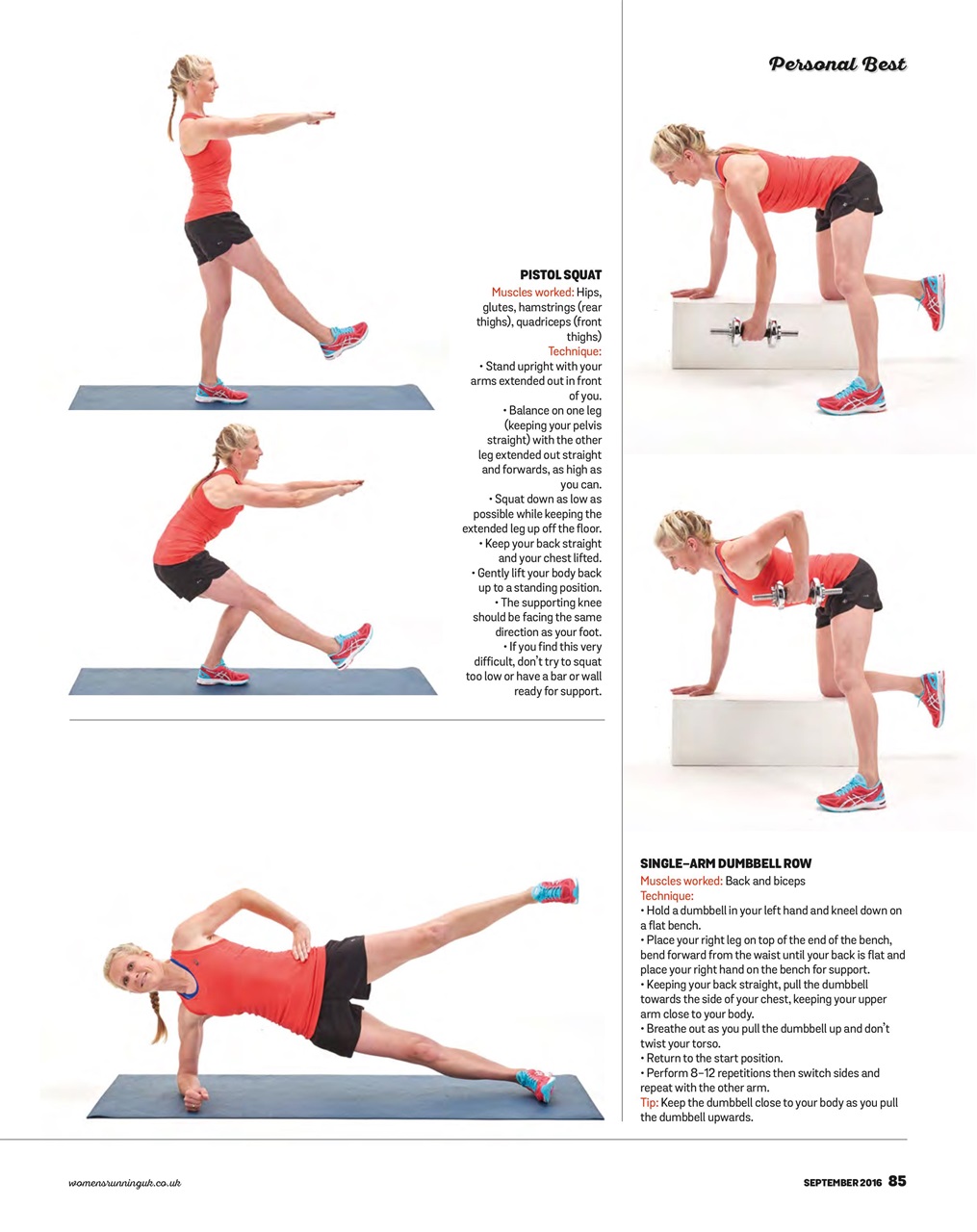 Women’s Running Preview Pages