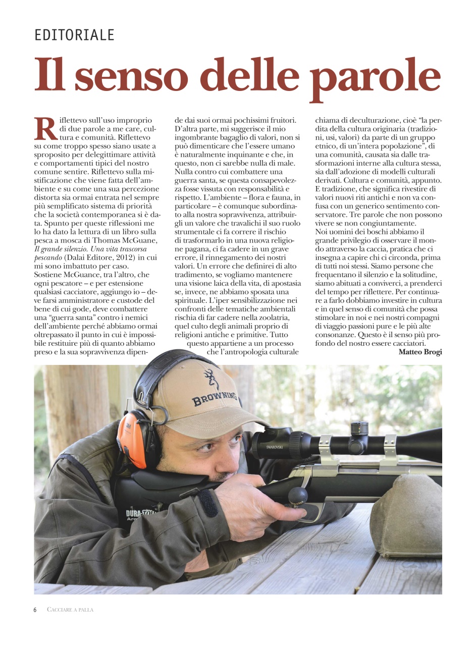 Caccia Magazine Preview Pages