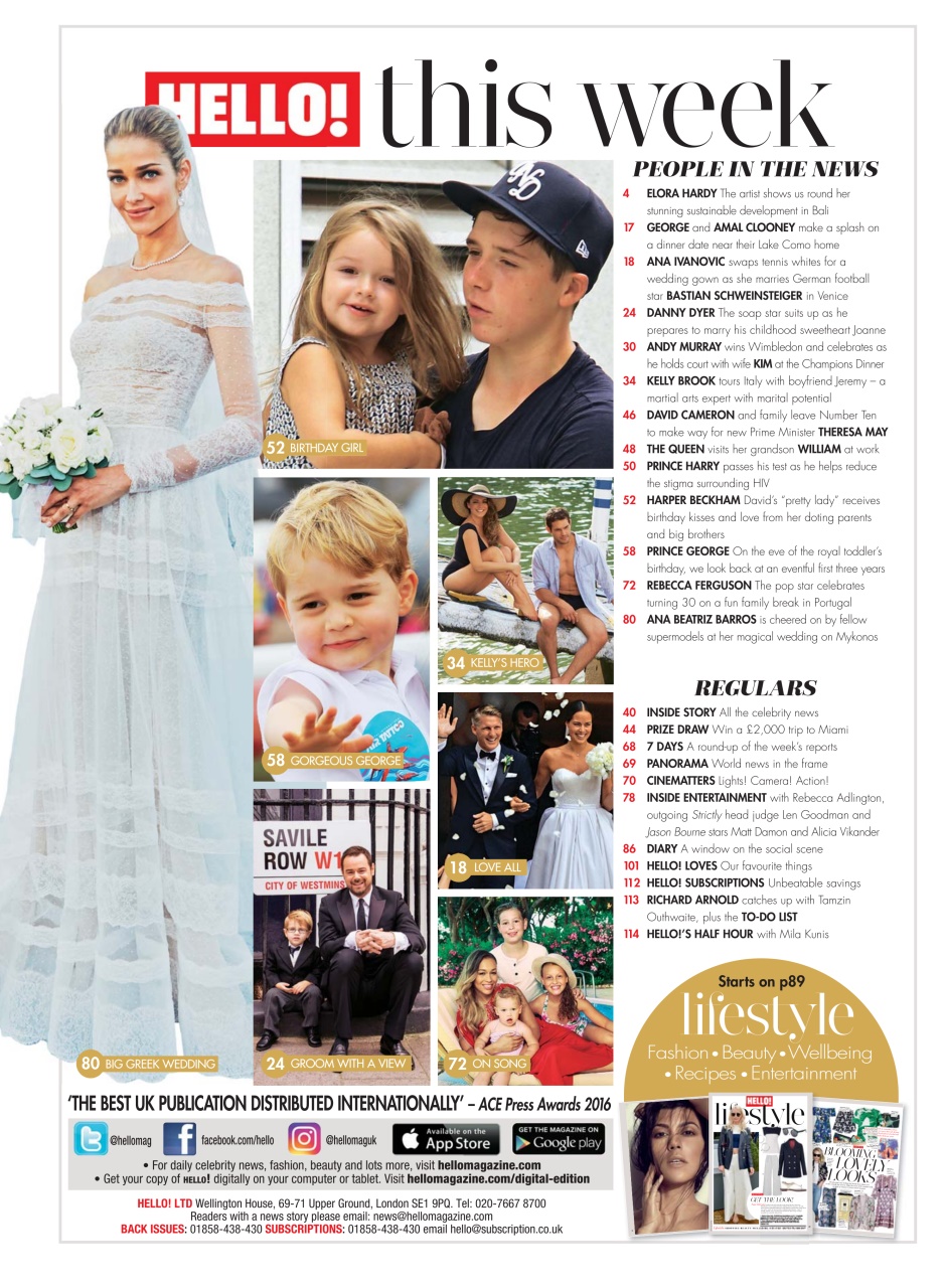 Hello! Magazine Preview Pages