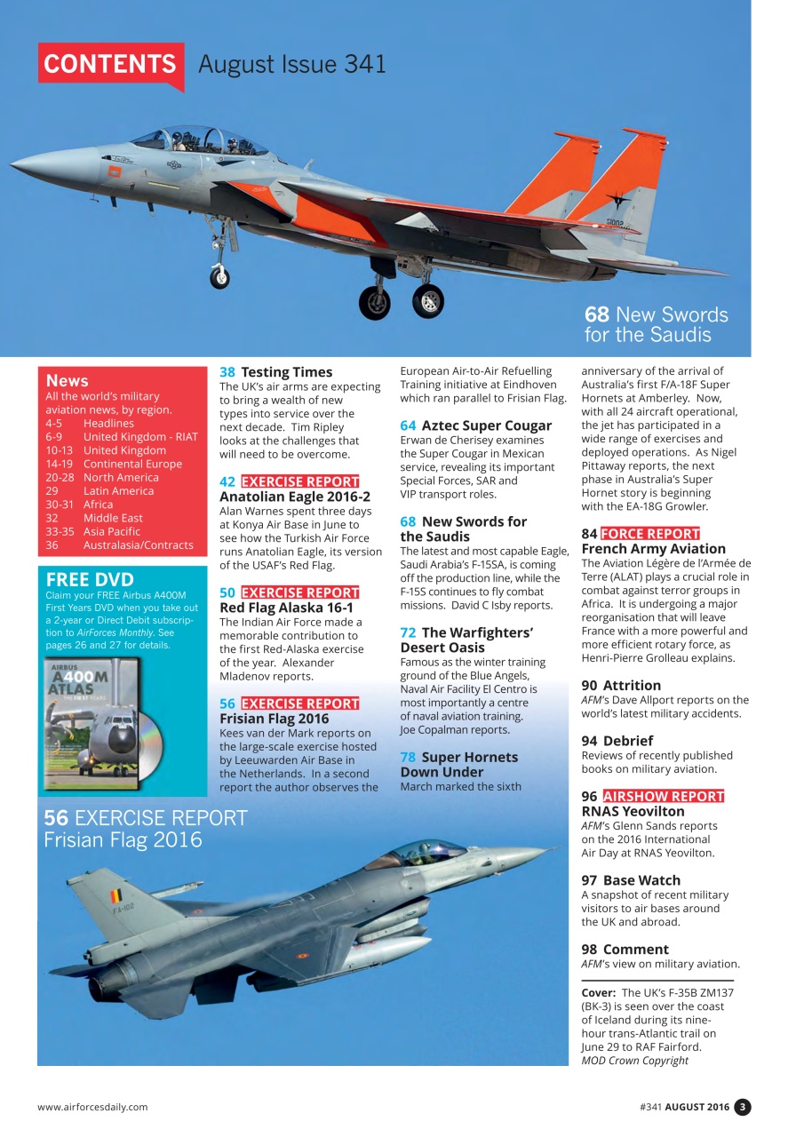 AirForces Monthly Preview Pages