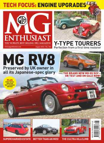 MG Enthusiast issue Vol. 46 No. 9 - MG RV8 