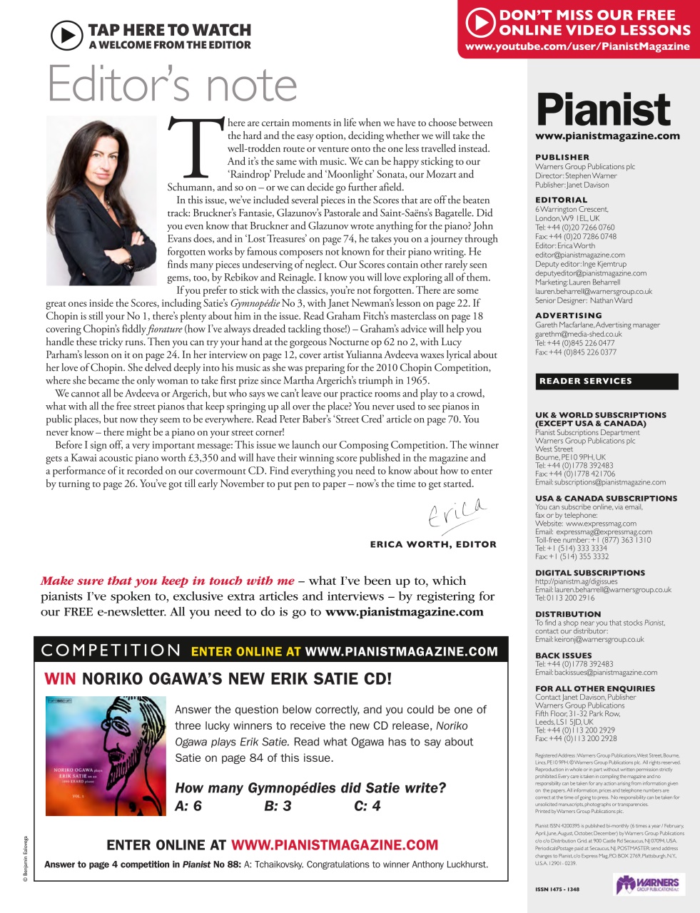 Pianist Preview Pages