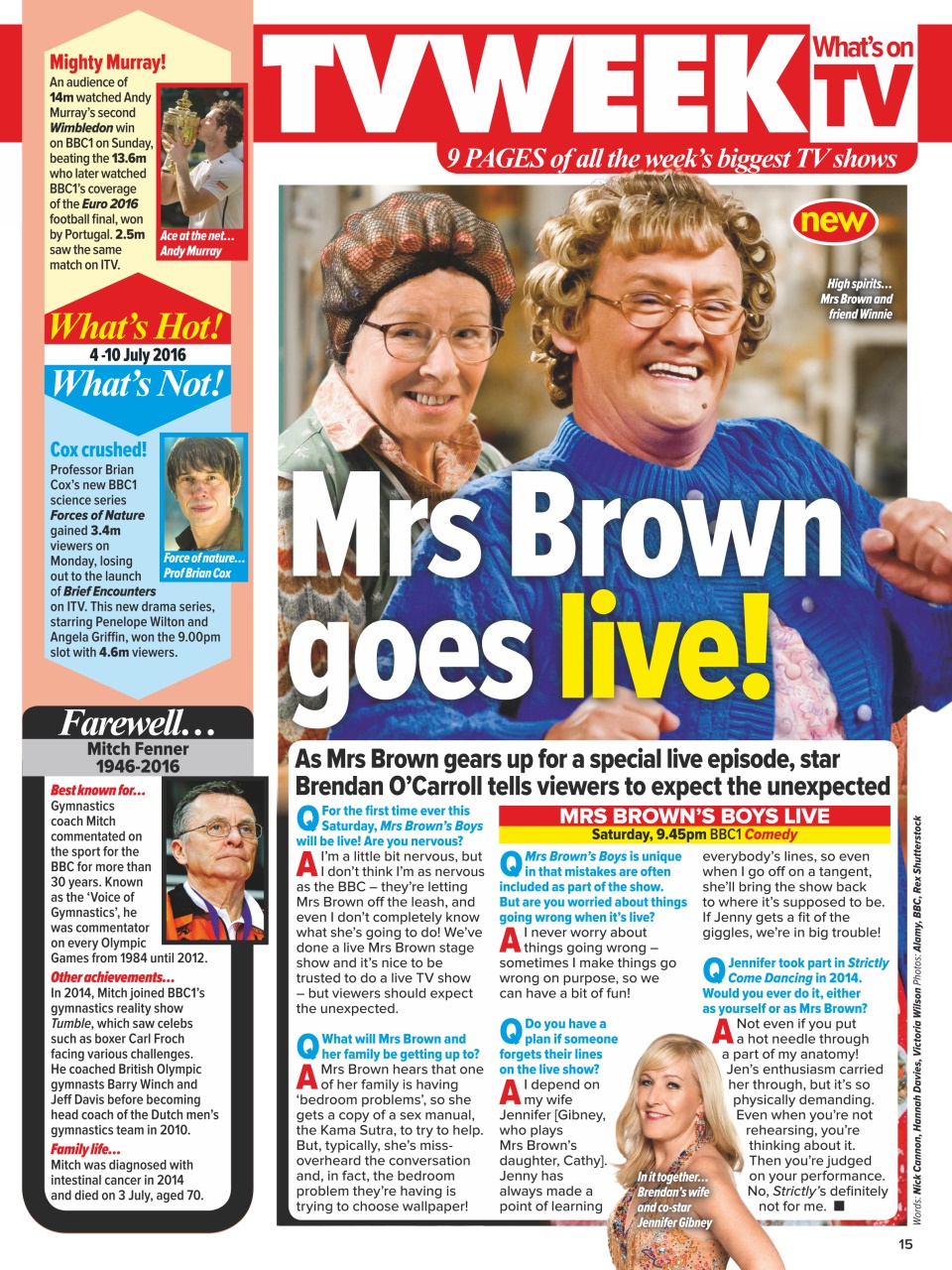 What's on TV Preview Pages