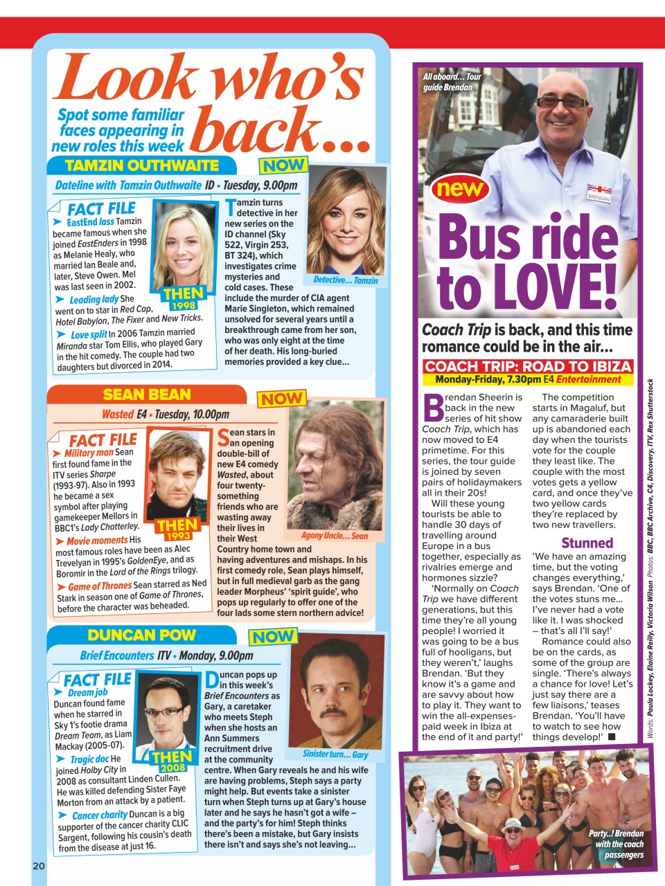 What's on TV Preview Pages