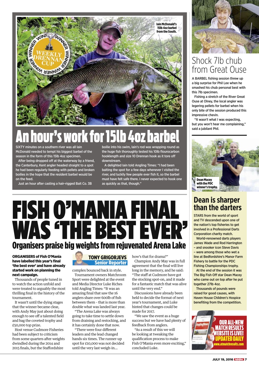 Angling Times Preview Pages
