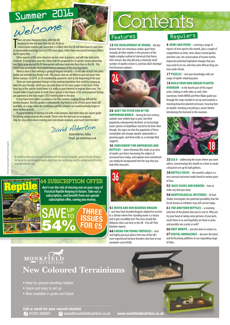 Practical Reptile Keeping Preview Pages