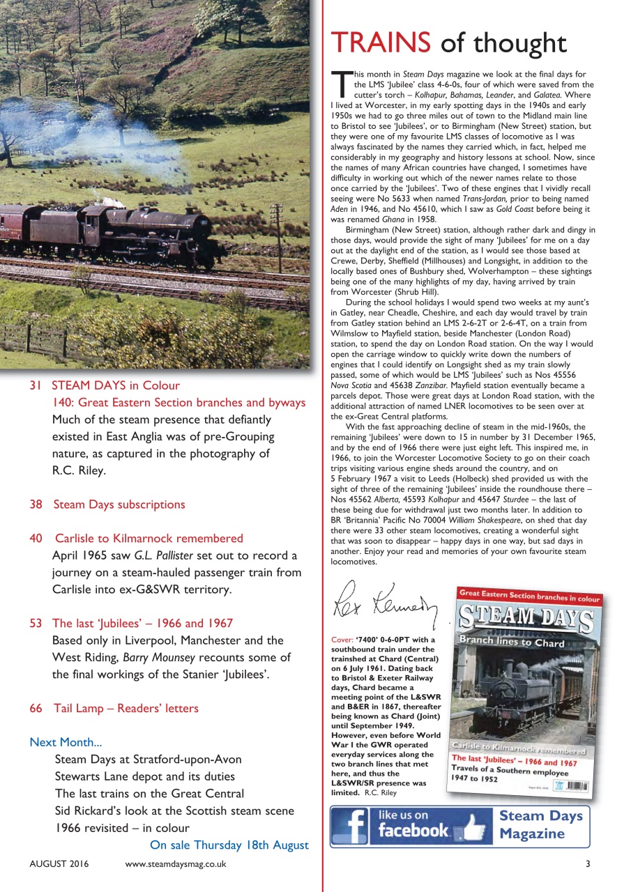 Steam Days Preview Pages