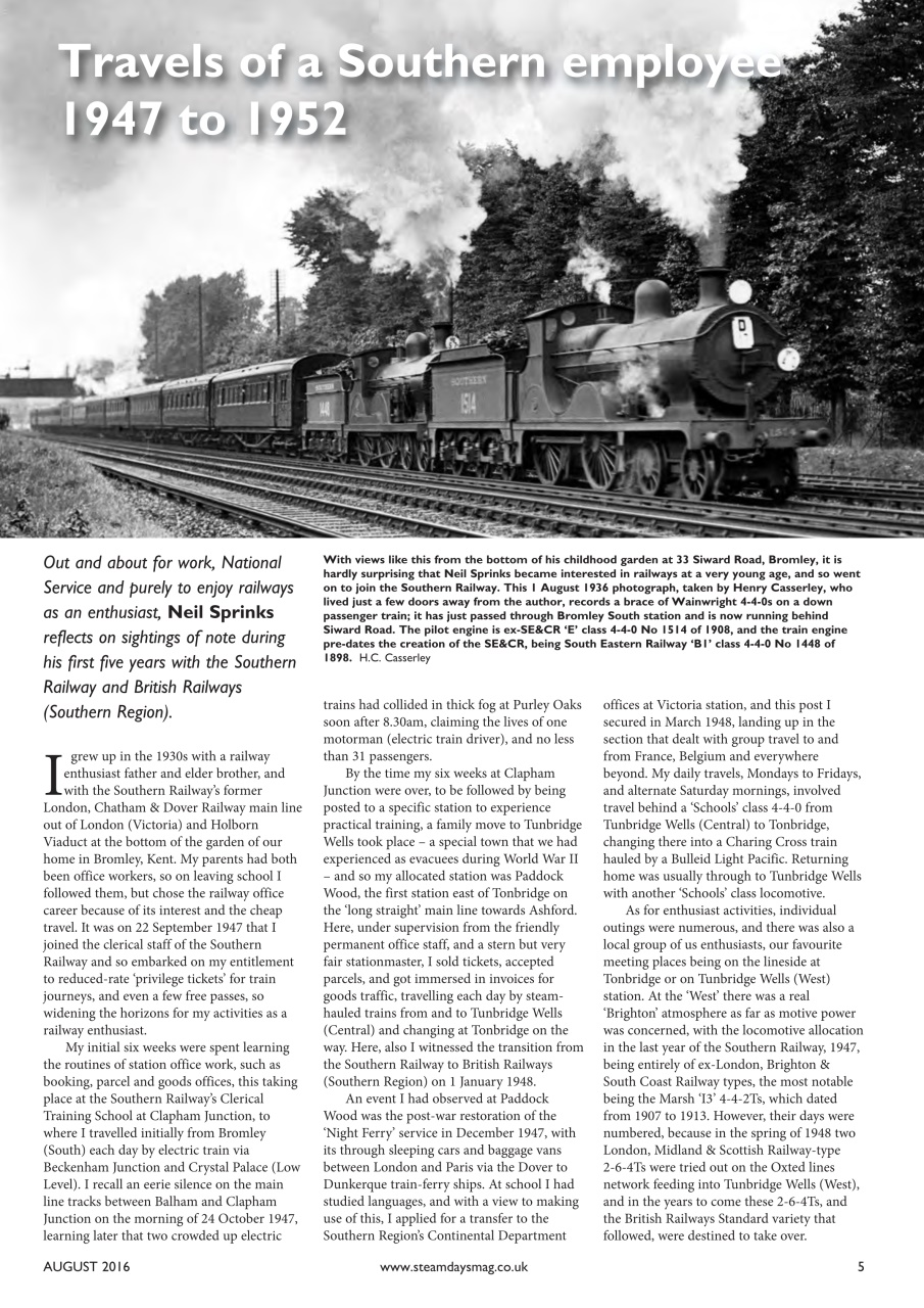 Steam Days Preview Pages