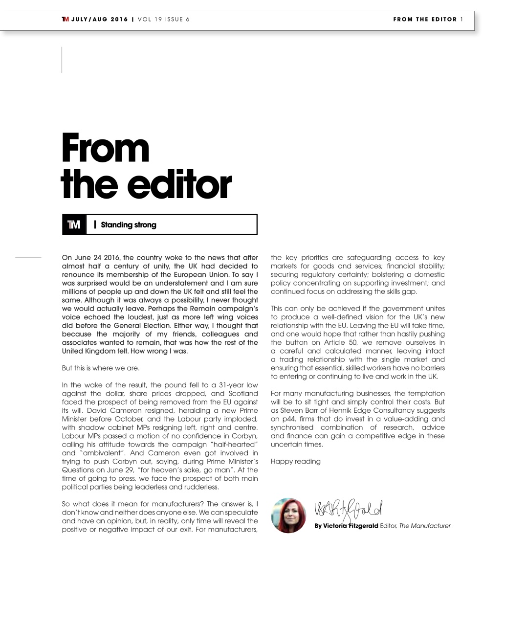 The Manufacturer Preview Pages