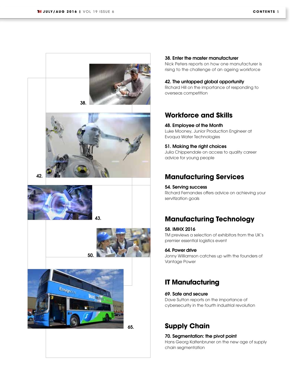 The Manufacturer Preview Pages