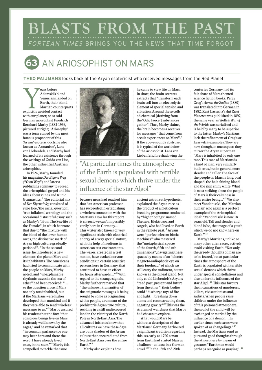 Fortean Times Preview Pages