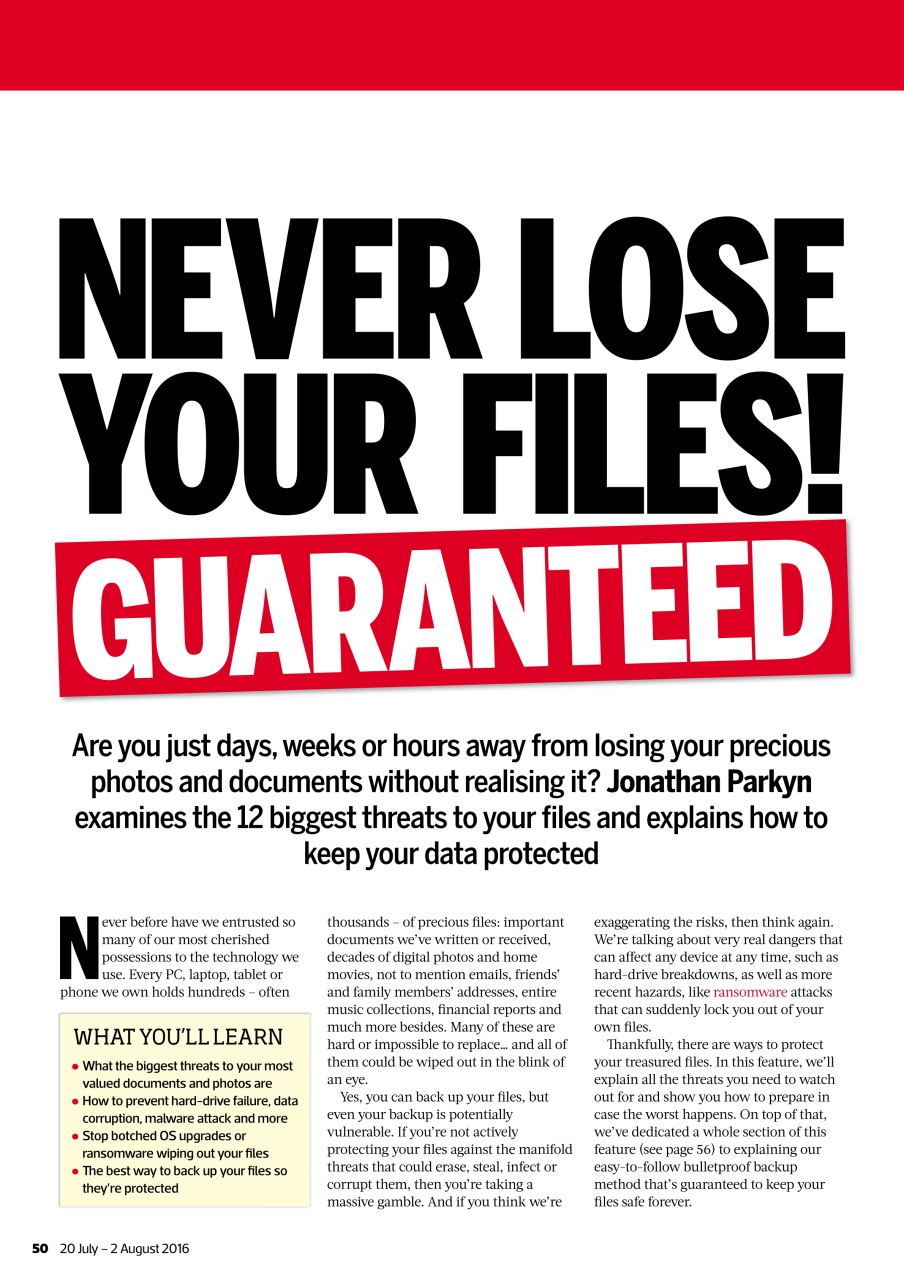 Computer Active Preview Pages