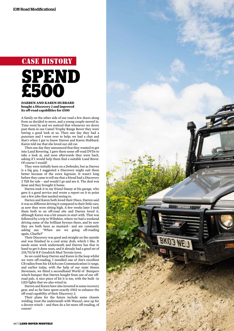 Land Rover Monthly Preview Pages