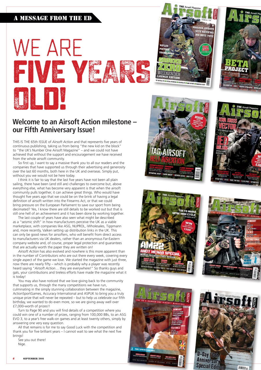 Airsoft Action Preview Pages