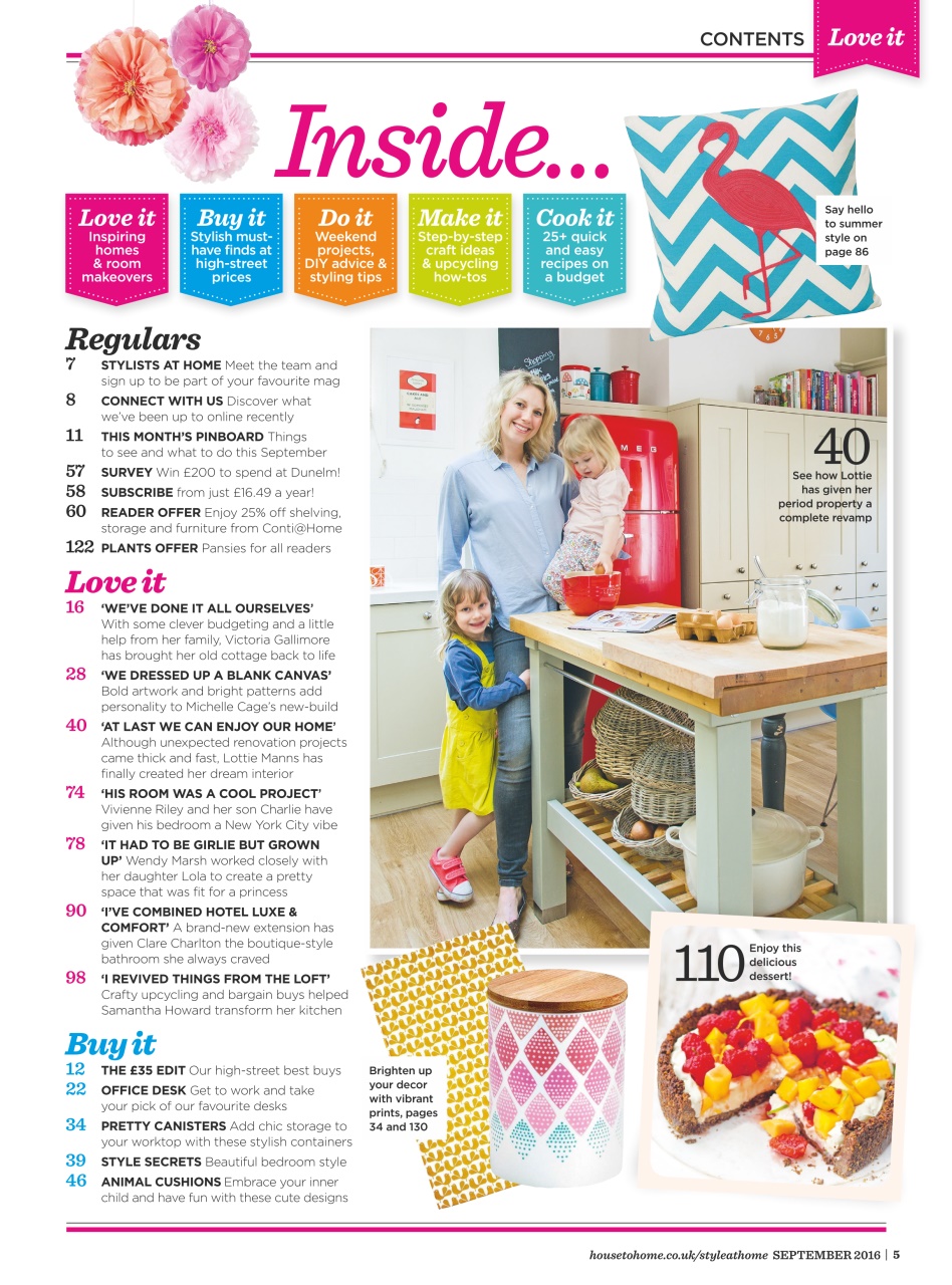 Style at Home Preview Pages