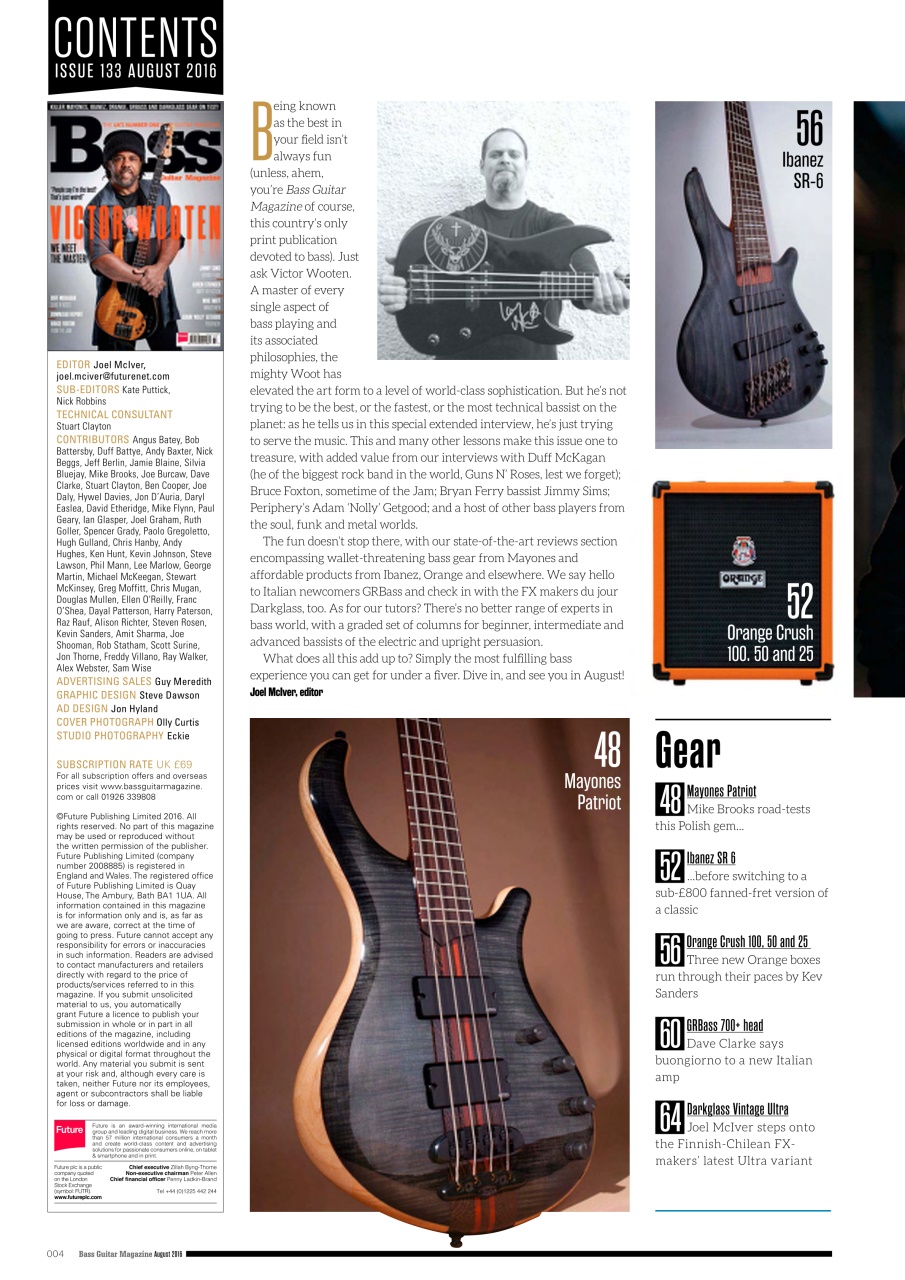 Bass Player UK Preview Pages
