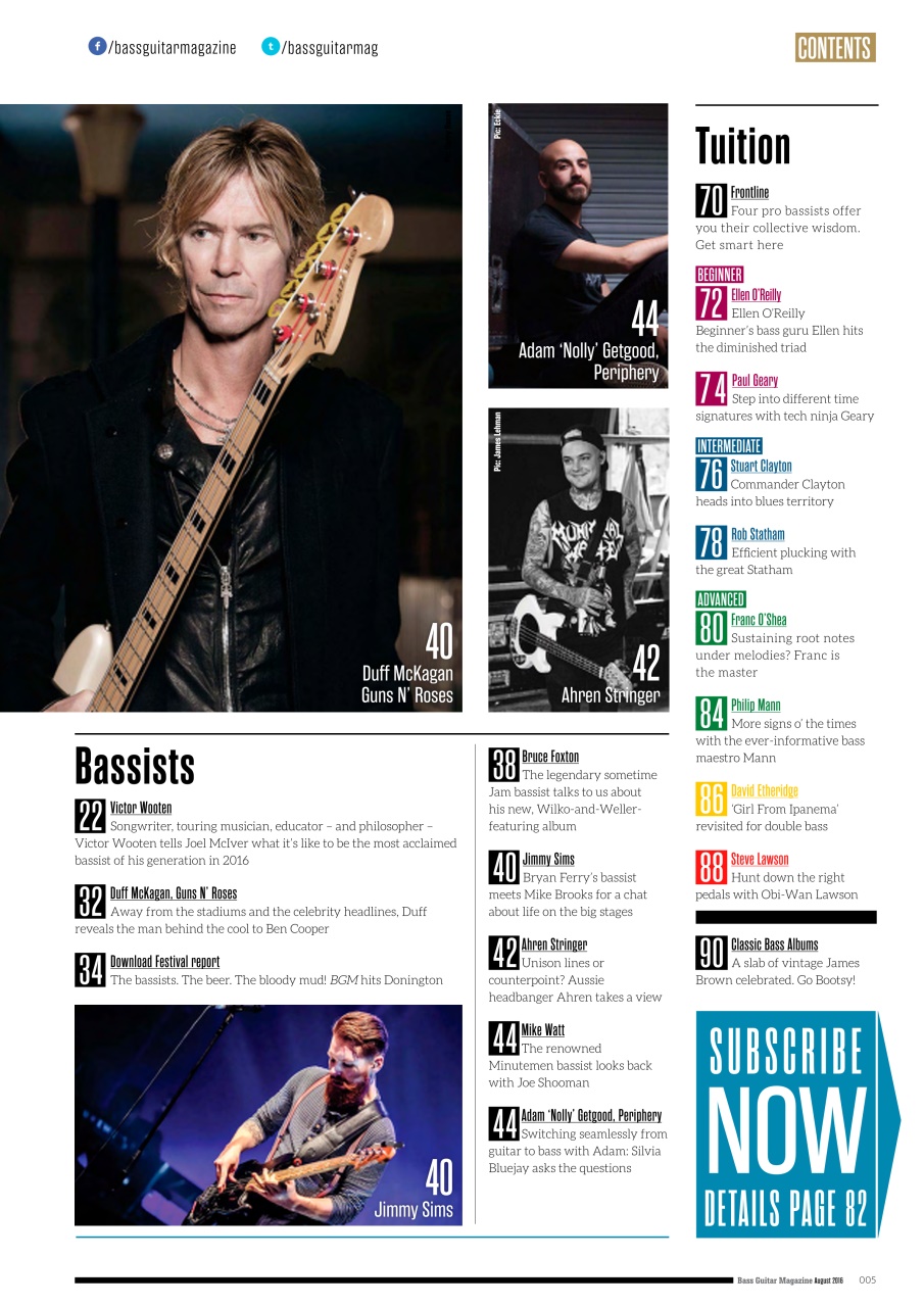 Bass Player UK Preview Pages