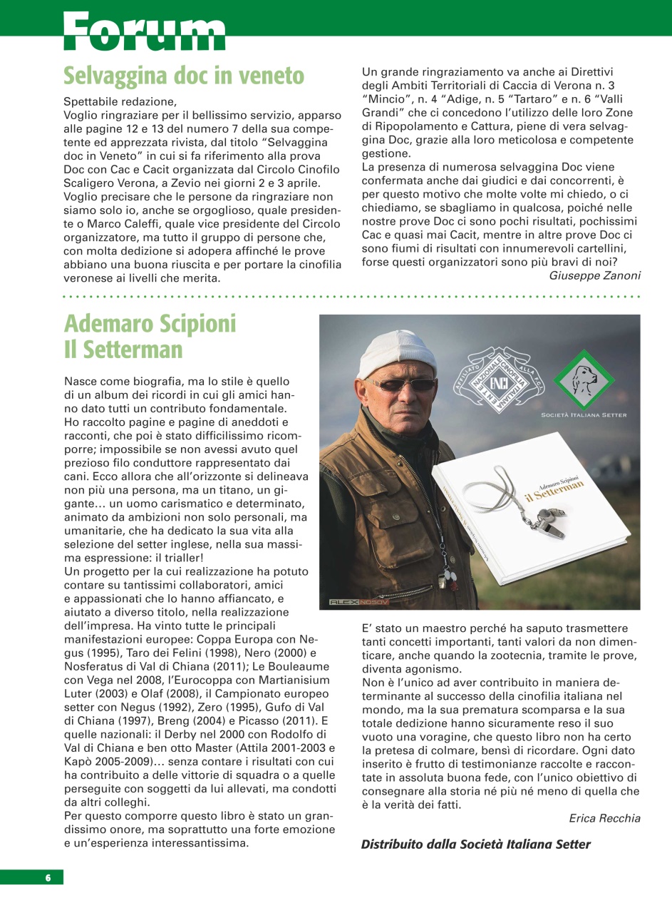 La Gazzetta Della Cinofilia Venatoria Preview Pages