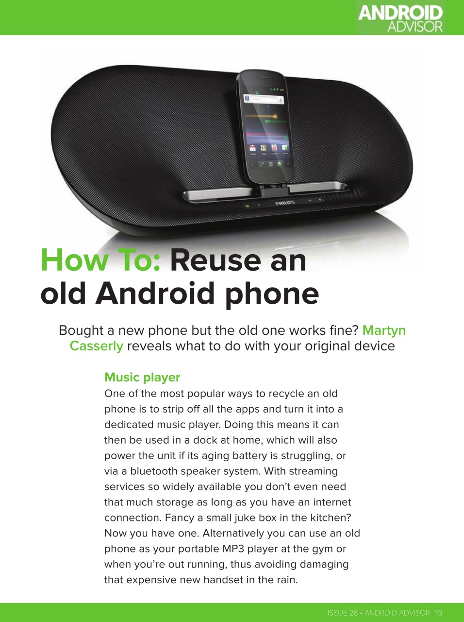 Android Advisor Preview Pages